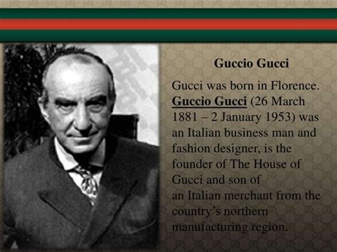 gucci name origin|who was gucci founded by.